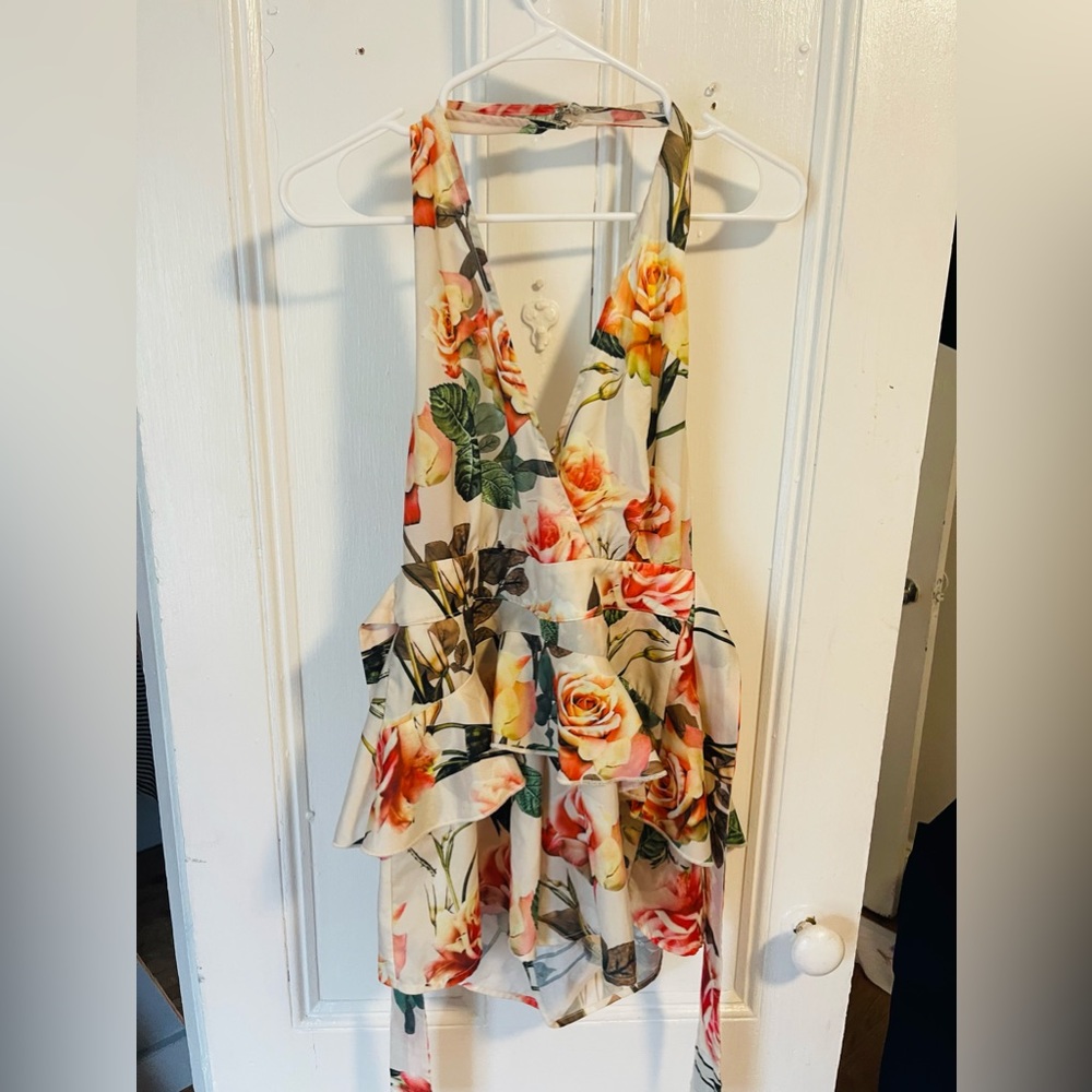 Floral mini dress